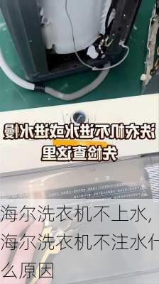 海尔洗衣机不上水,海尔洗衣机不注水什么原因