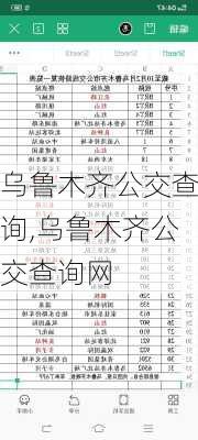 乌鲁木齐公交查询,乌鲁木齐公交查询网