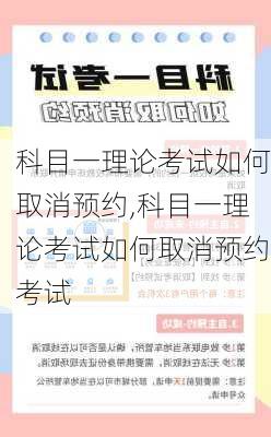 科目一理论考试如何取消预约,科目一理论考试如何取消预约考试