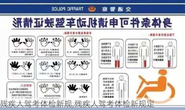 残疾人驾考体检新规,残疾人驾考体检新规定